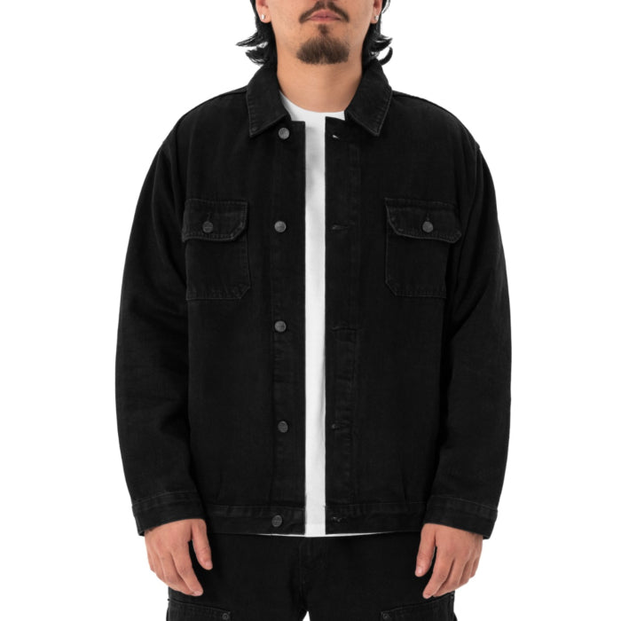 Pro Club Men's Heavyweight Twill Trucker Jacket 1024120204