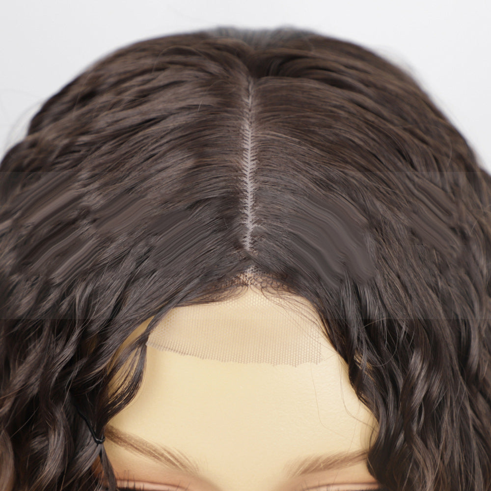 Small front lace wig with long curly hair 1024120907