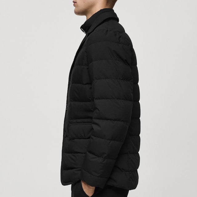 Water-repellent jacket with feather filling 1024112923