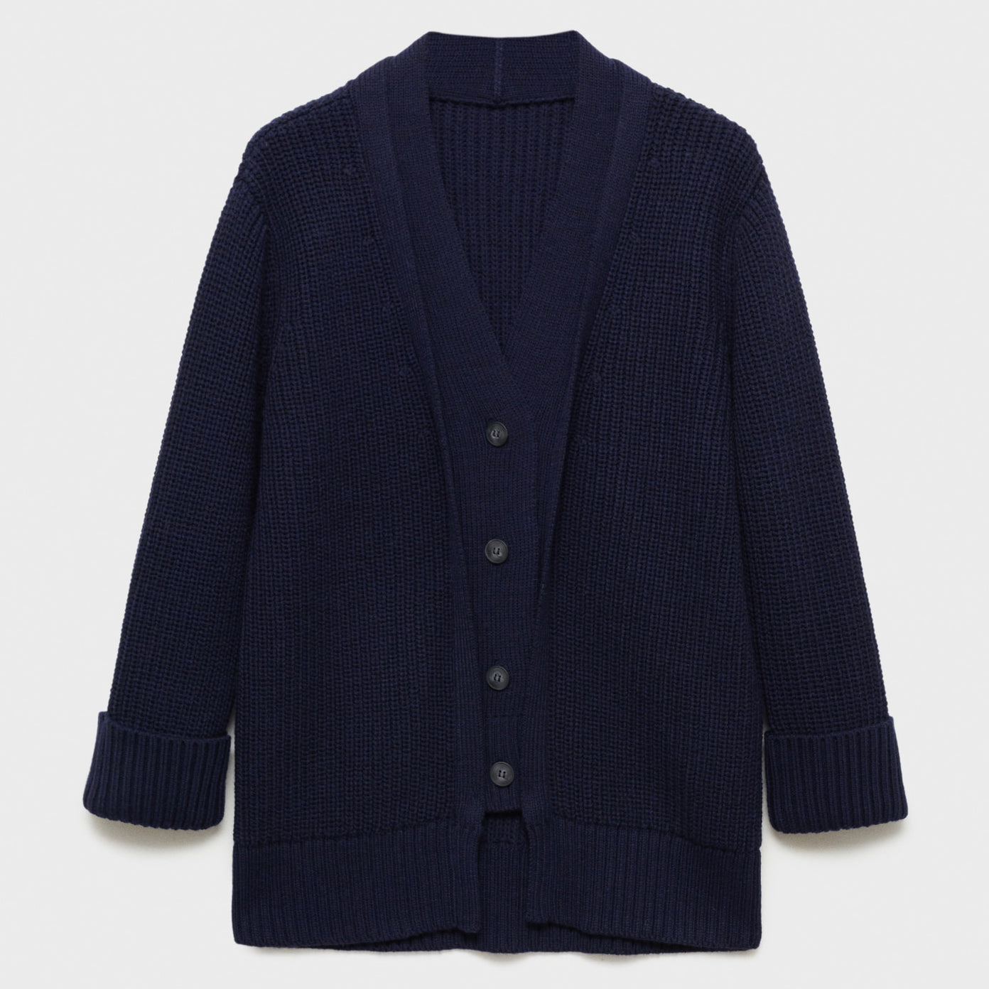 Oversized cardigan with buttons 1024112908