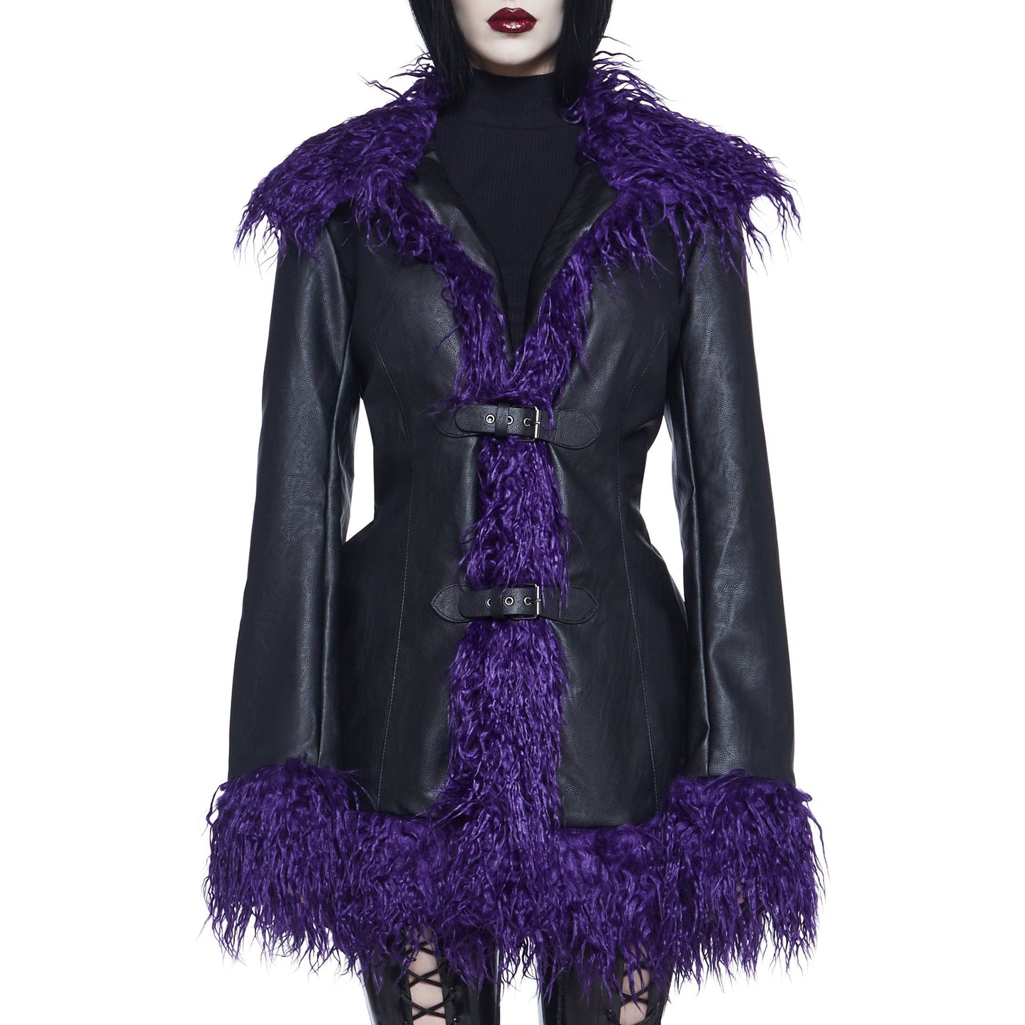 PASSING THROUGH FAUX FUR JACKET 1024112511