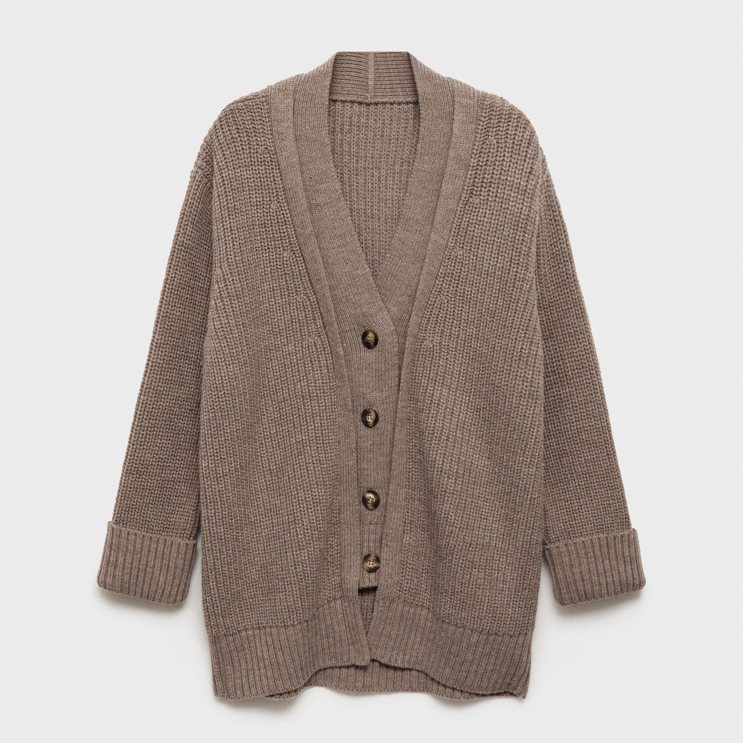 Oversized cardigan with buttons 1024112908