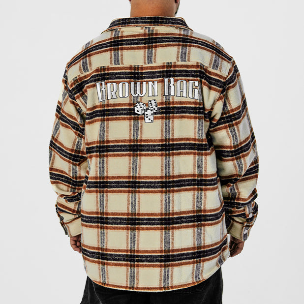 Brown Bag Flannel Shirt Jacket 1024120207