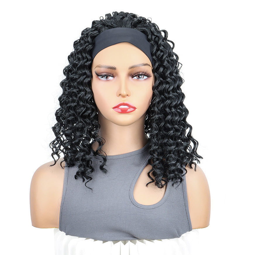 Ladies' Fashion Small Roll Explosion Head Wig 1024121110