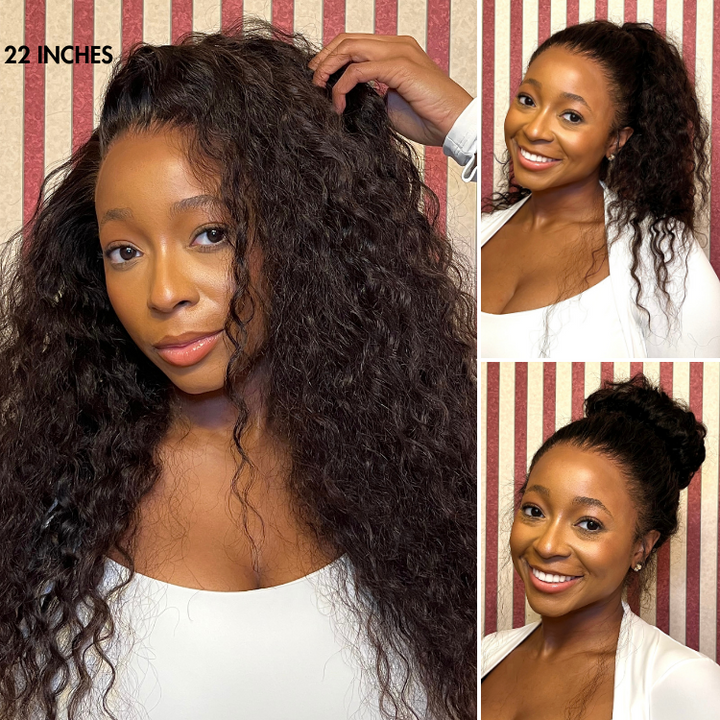 Water Wave 360 Lace Long Wig 100% Human Hair