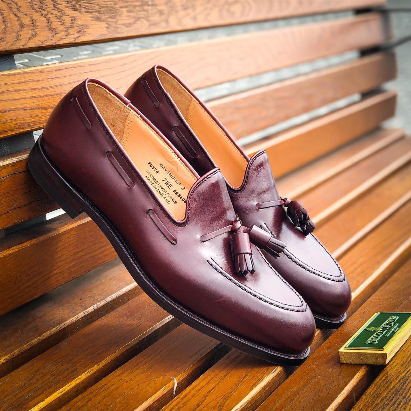 Red Leather Breathable Business Loafers