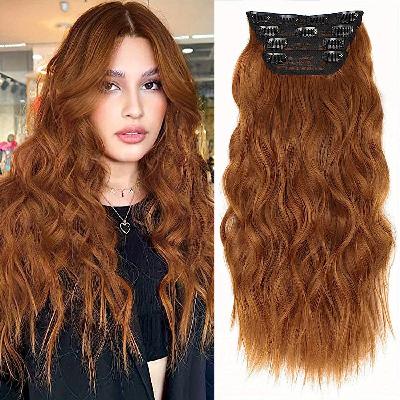 Wig extensions long curly hair pads 1024121301