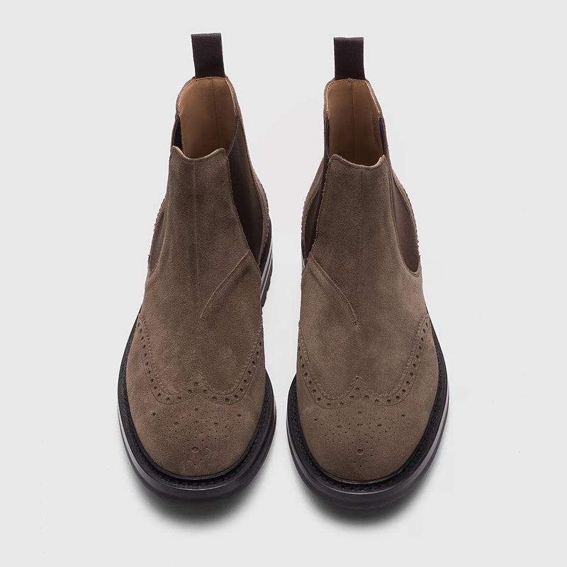 Fashionable and versatile casual suede Chelsea boots