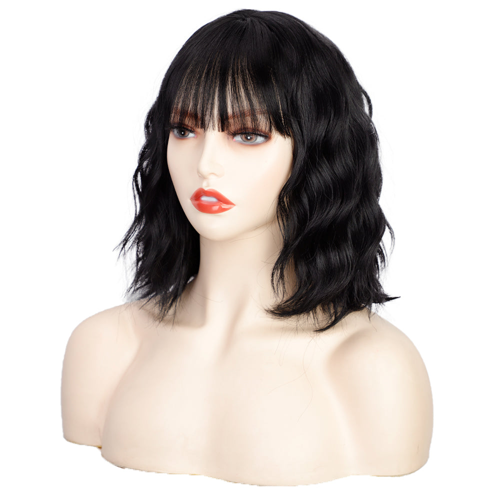 Women's fashionable mid length colored wig 1024121204