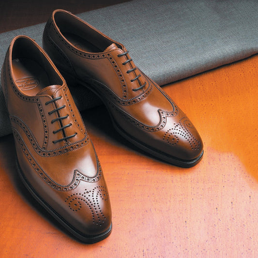 Brown Gentleman Slip-On Lace-Up Handmade Oxfords