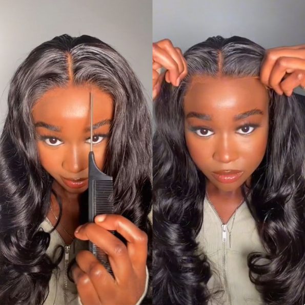 Body Wave Pre Cut  13×4 Lace Closure Wig